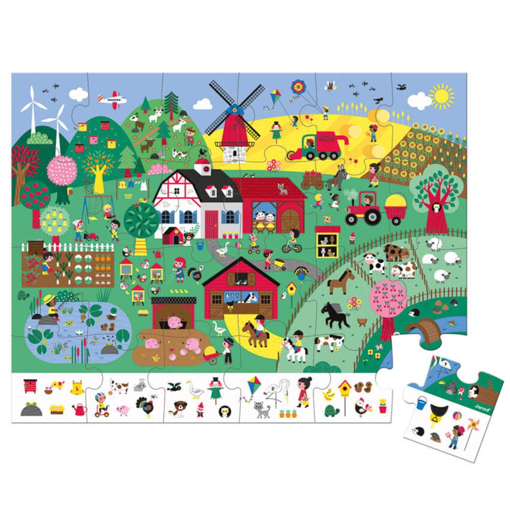 JANOD OBSERVATION FARM PUZZLE 24 PIECE