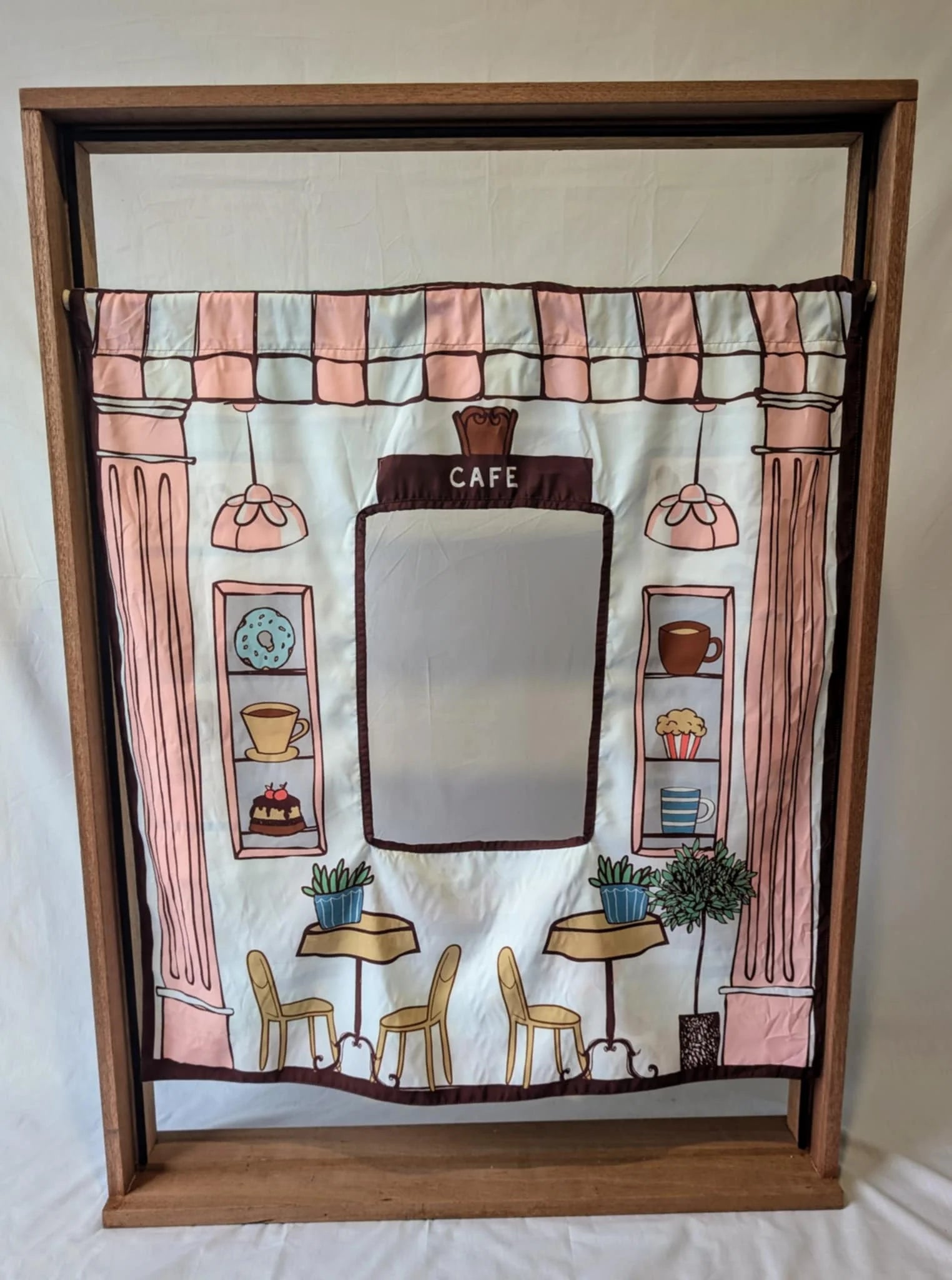 THE COZY CUBE PLAY PANELS REVERSIBLE CAFE AND BAKERY