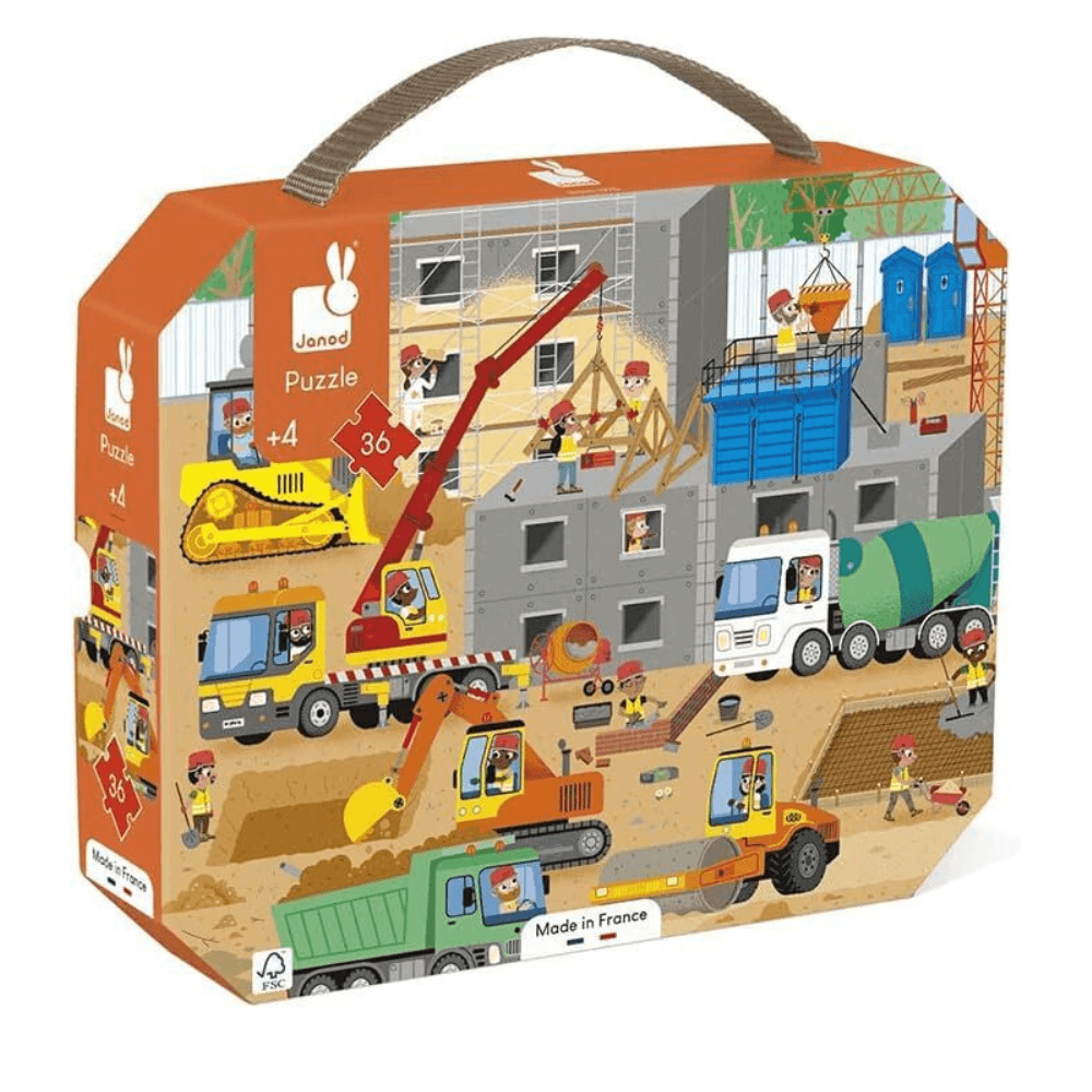 JANOD CONSTRUCTION SITE PUZZLE 36 PIECE