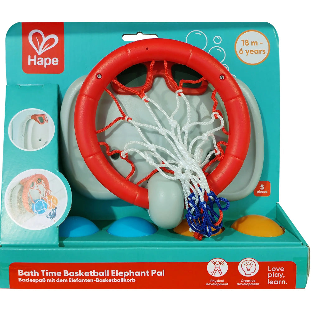 HAPE BATH TIME ELEPHANT BASKETBALL
