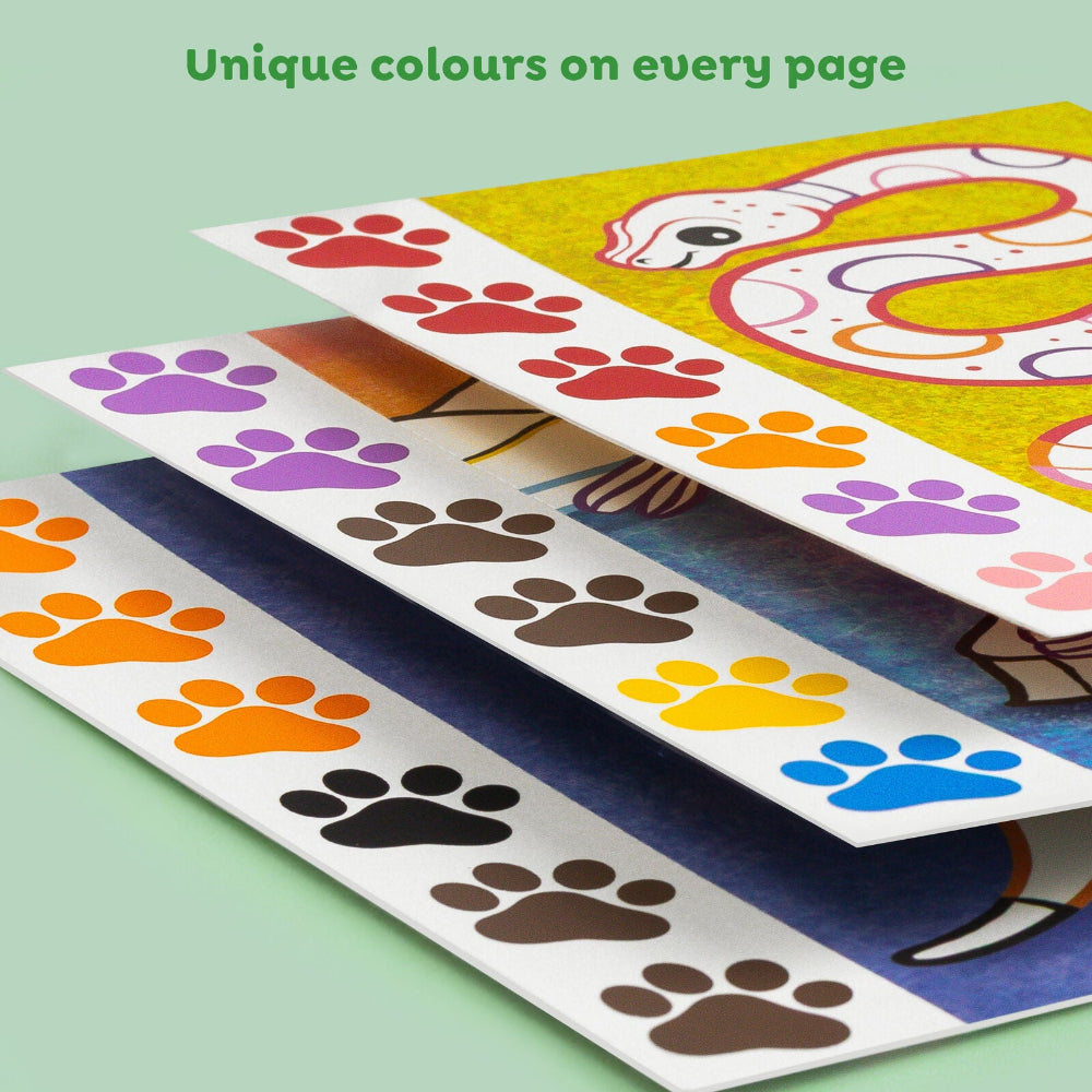 TIGER TRIBE PAINT A PICTURE SET WILD ANIMALS