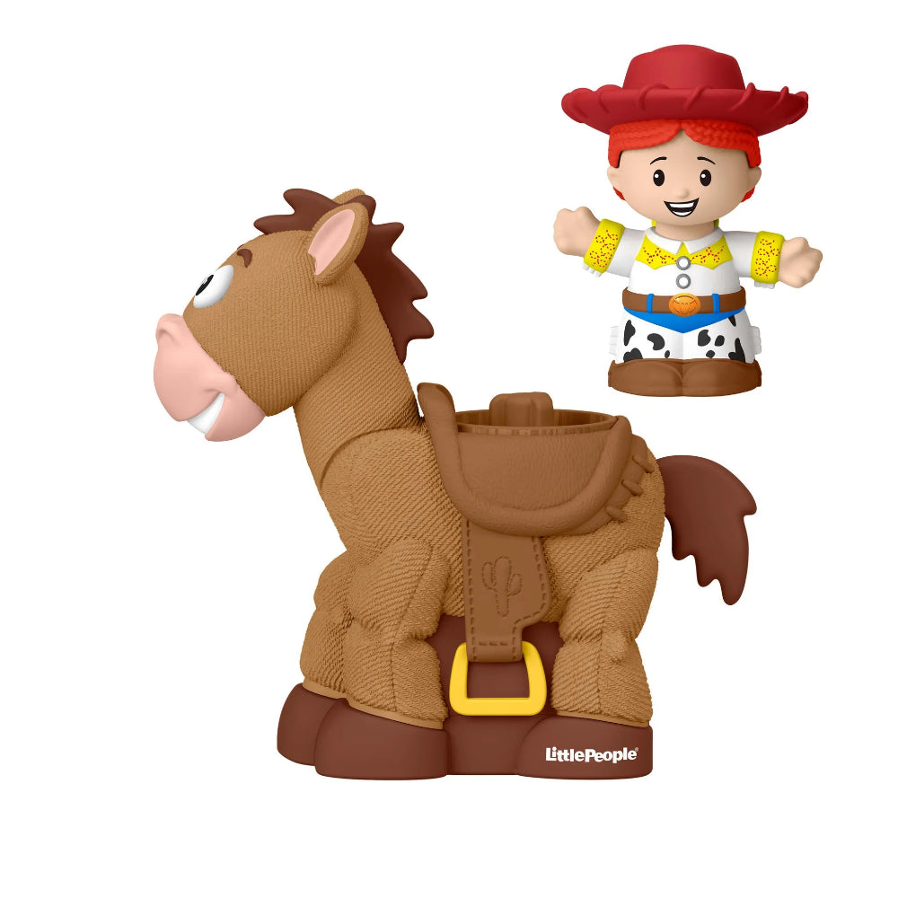 FISHER PRICE LITTLE PEOPLE BOBBIN BULLSEYE AND JESSIE