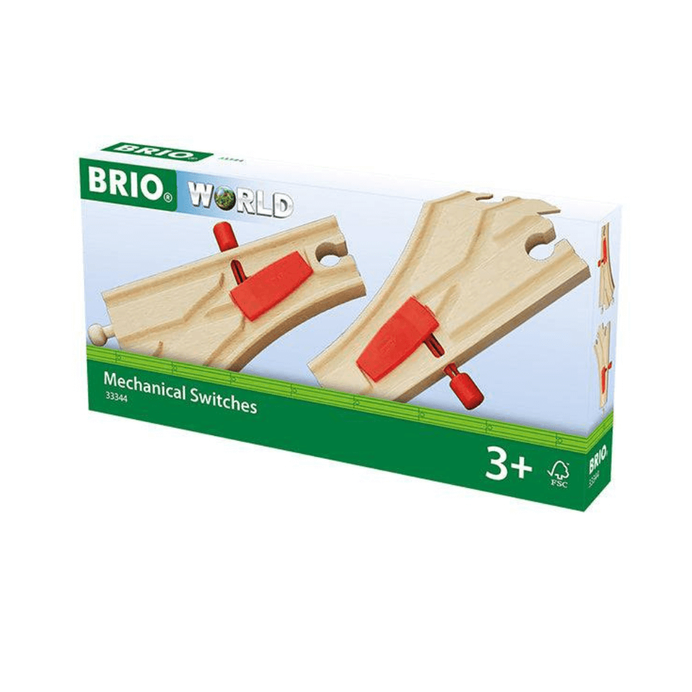 BRIO TRACKS - MECHANICAL SWITCHES, 2 PIECES