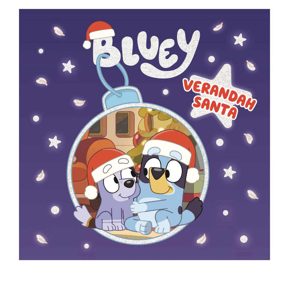 BLUEY STORY BOOK VERANDAH SANTA CHRISTMAS