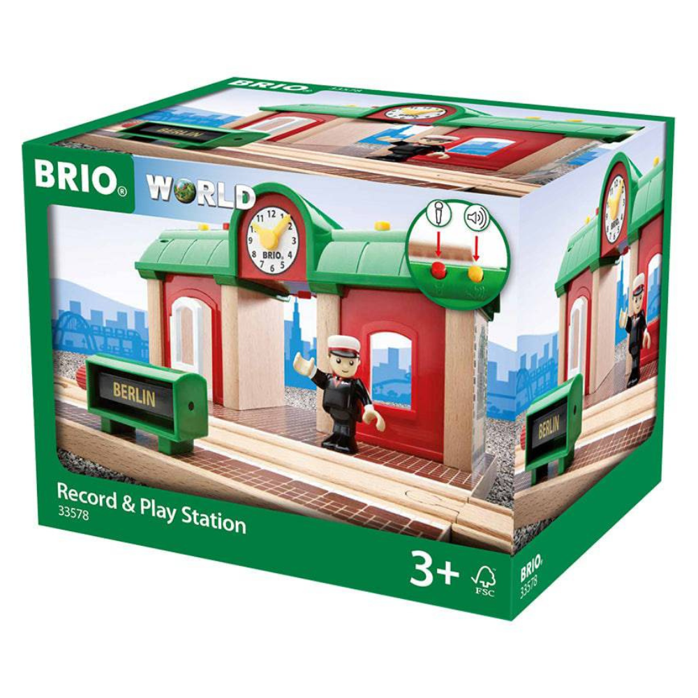 BRIO RECORD AND PLAY STATION WITH SOUND