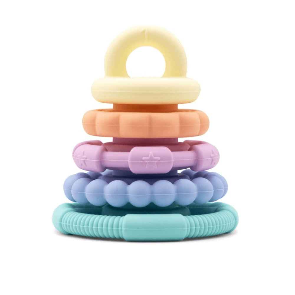 JELLYSTONE DESIGNS JELLYSTONE RAINBOW STACKER TEETHER GELATO