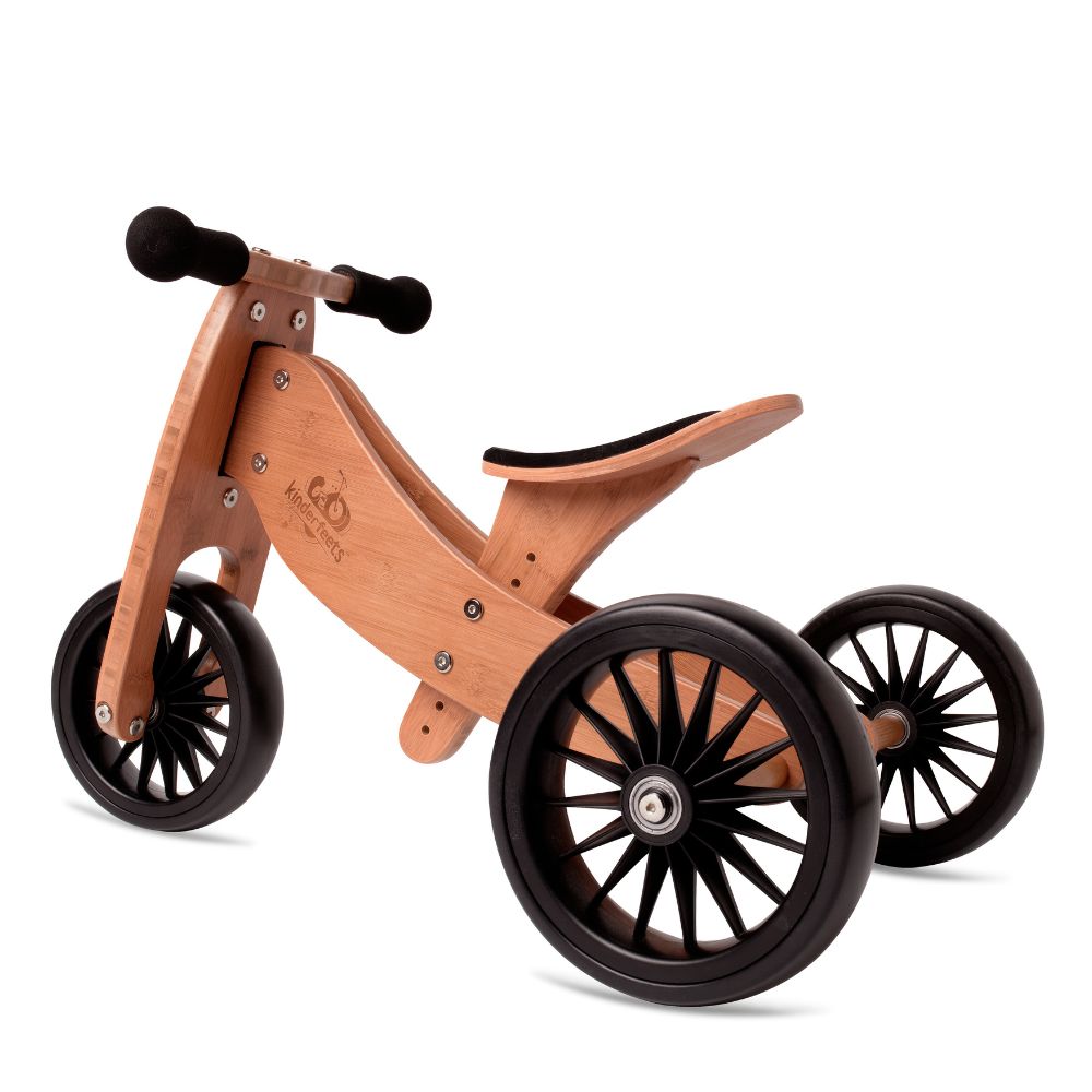 KINDERFEETS TINY TOT PLUS TRIKE 2 IN 1 BAMBOO