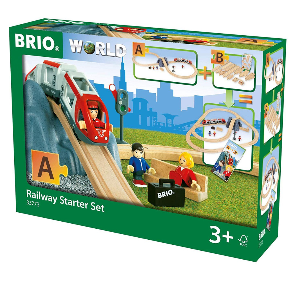 BRIO RAILWAY STARTER SET A 26 PIECES