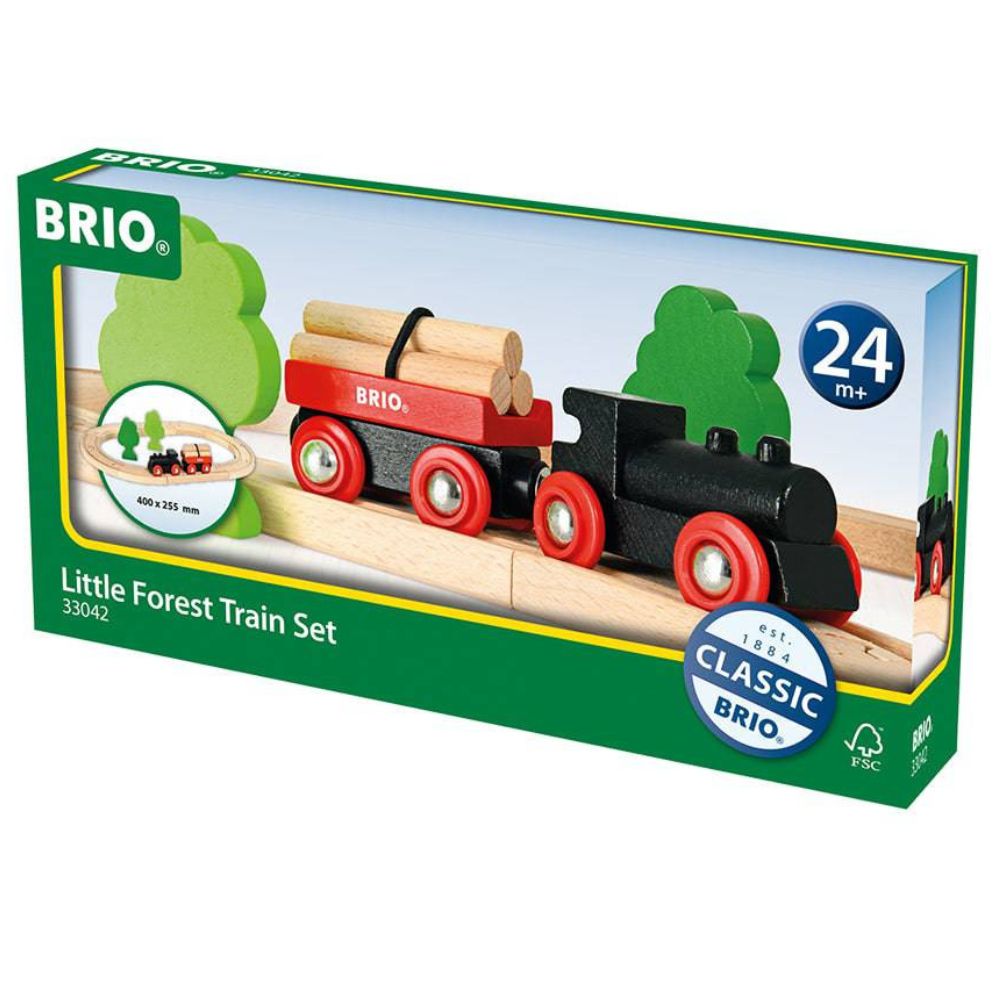 BRIO LITTLE FOREST TRAIN SET 18PC