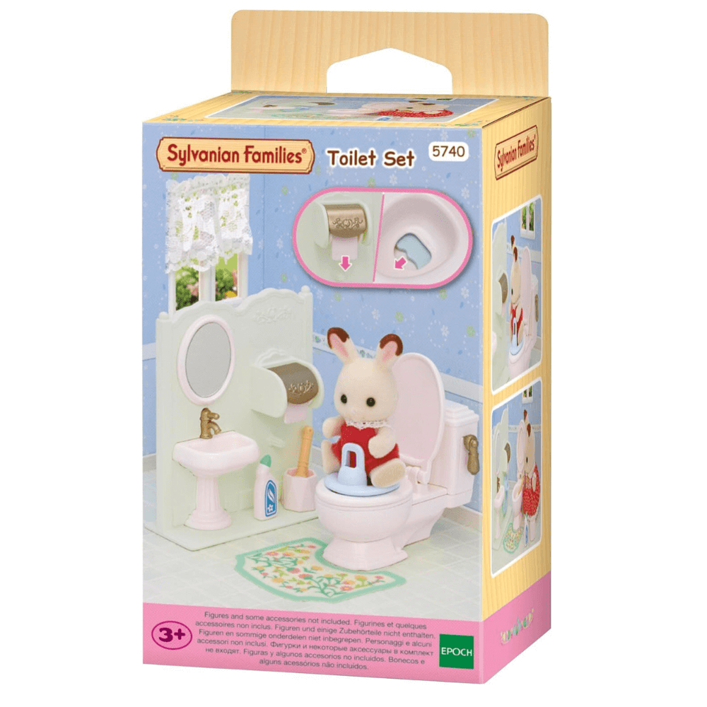 SYLVANIAN FAMILIES TOILET SET