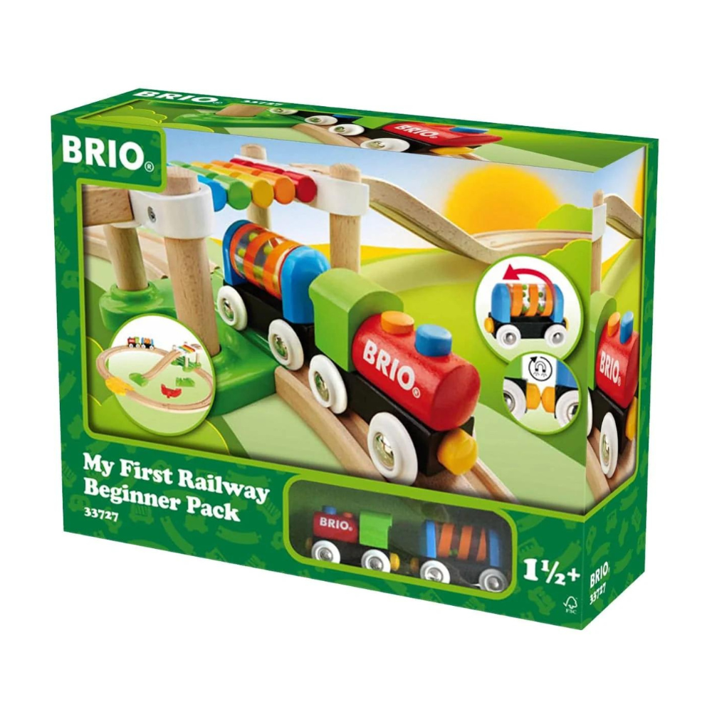 BRIO MY FIRST RAILWAY BEGINNER PACK, 18 PIECES