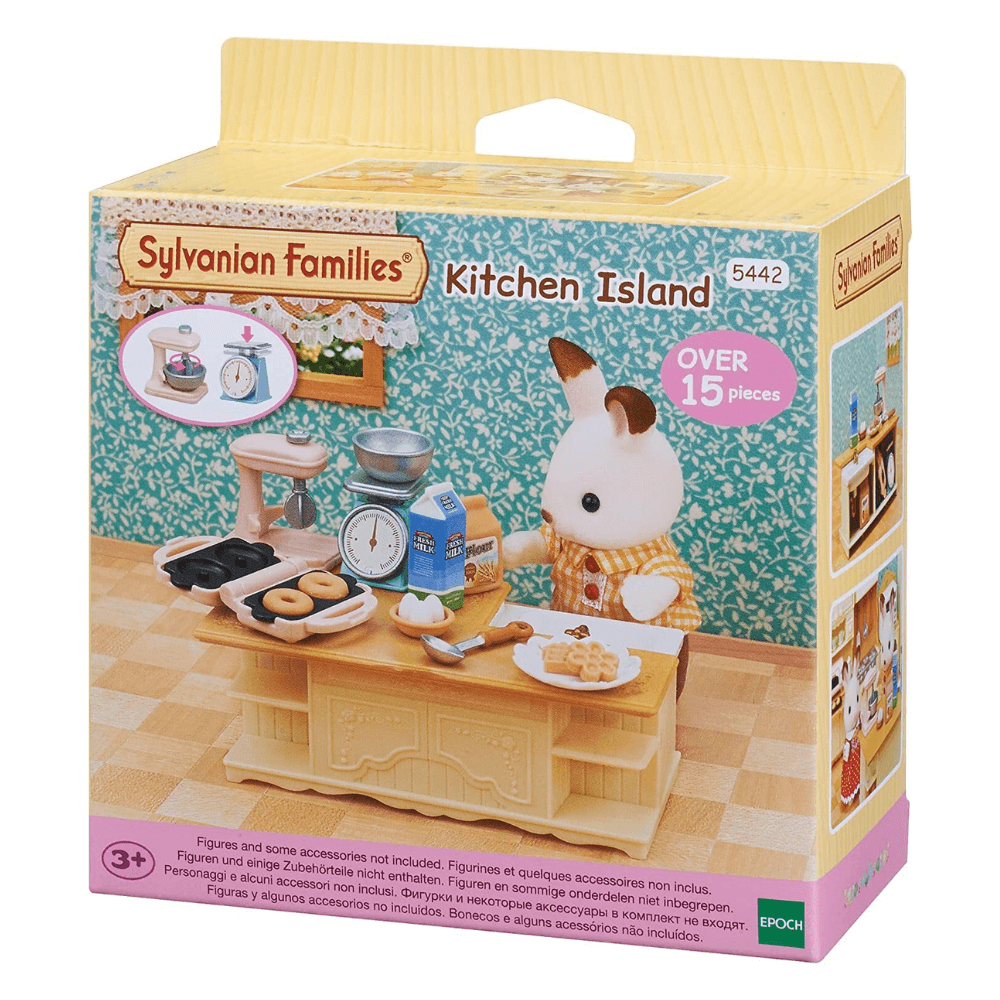 SYLVANIAN FAMILIES KITCHEN ISLAND SET