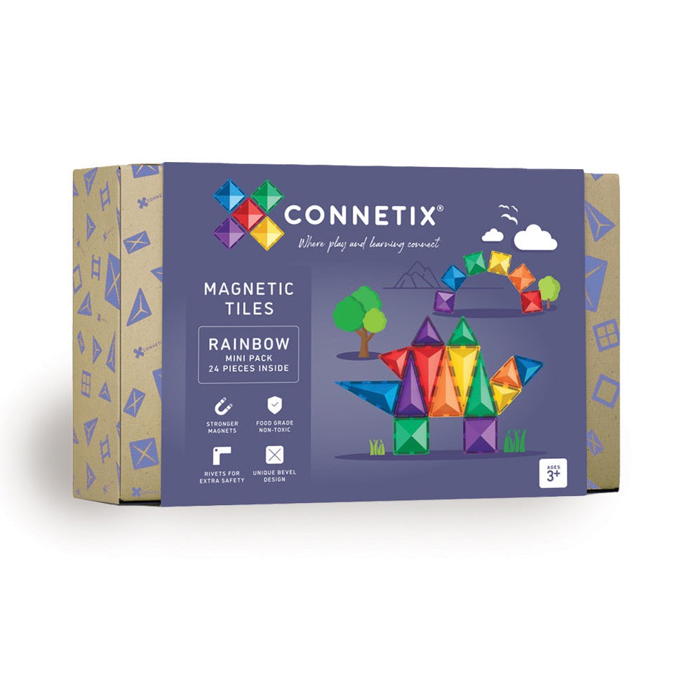 CONNETIX MAGNETIC TILES 24 PIECE PACK