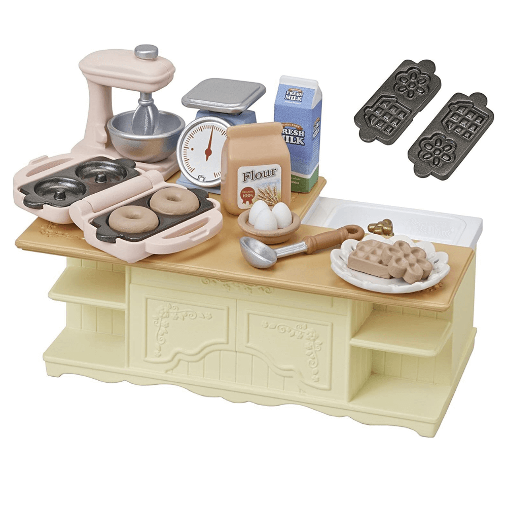 SYLVANIAN FAMILIES KITCHEN ISLAND SET