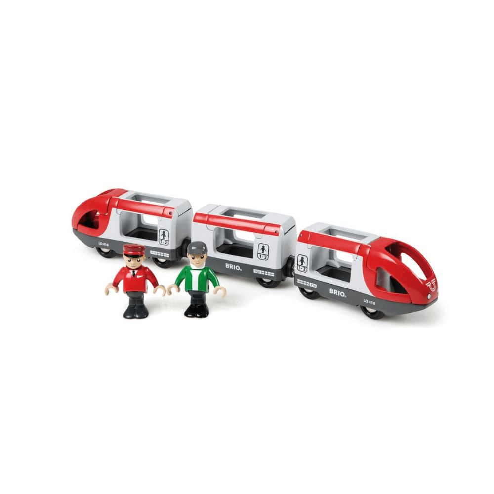 BRIO TRAIN - TRAVEL TRAIN, 5 PIECES