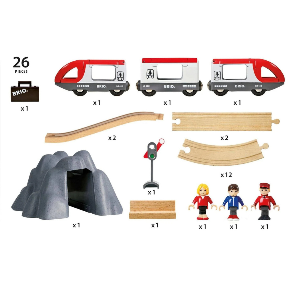 BRIO RAILWAY STARTER SET A 26 PIECES