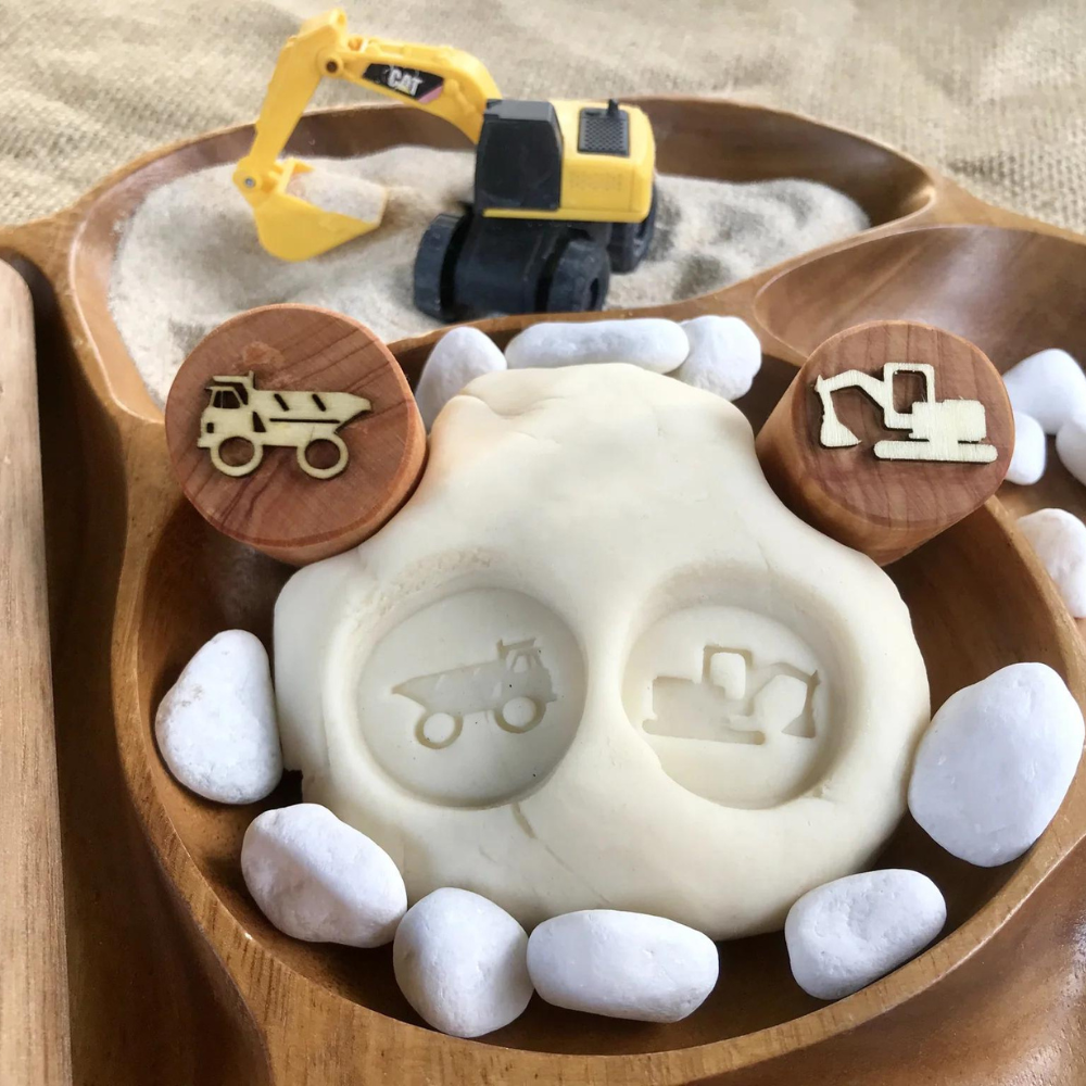 BEADIEBUG WOODEN CONSTRUCTION STAMPS