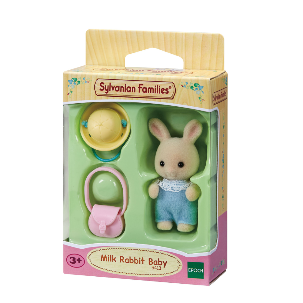 SYLVANIAN FAMILIES MILK RABBIT BABY SET