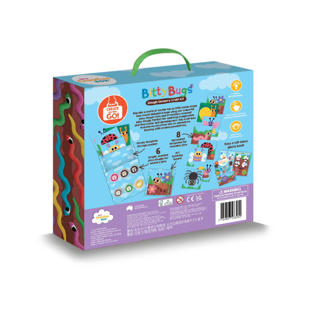 MY CREATIVE BOX BITTY BUGS DOUGH SENSORY CRAFT KIT