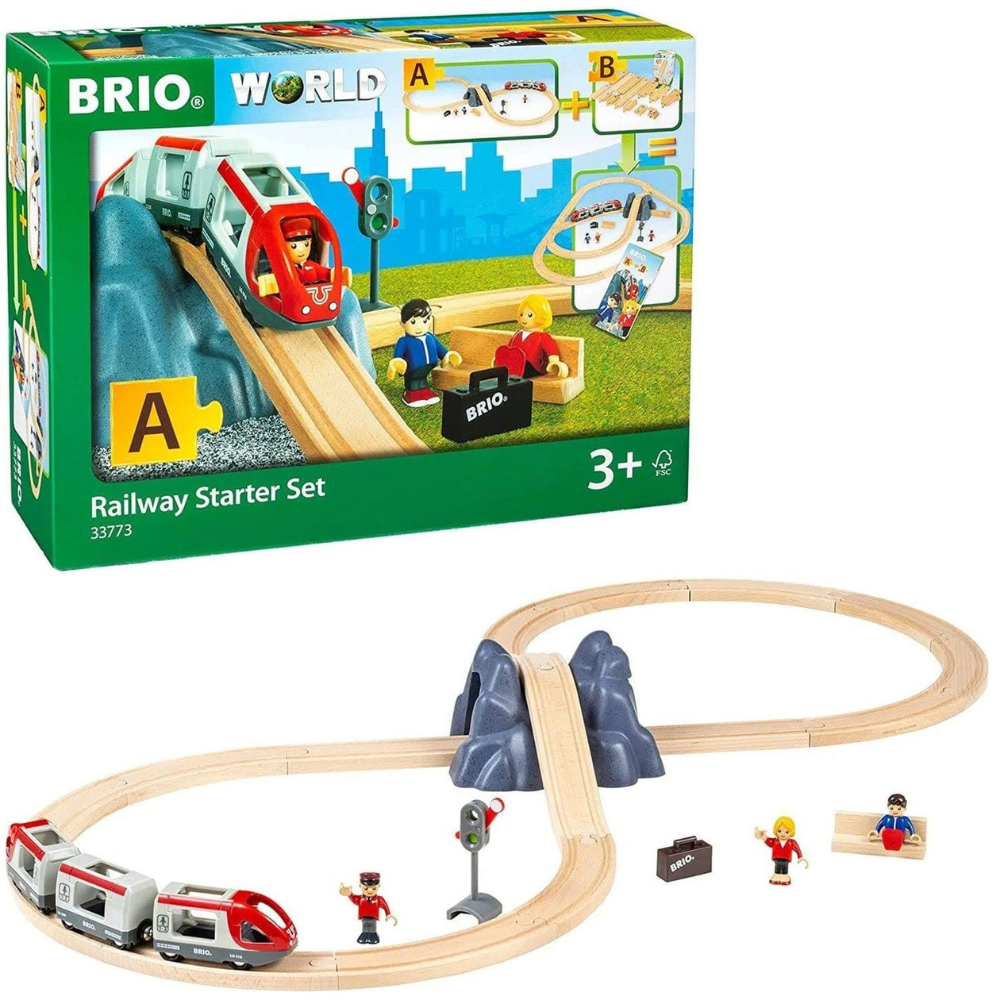 BRIO RAILWAY STARTER SET A 26 PIECES