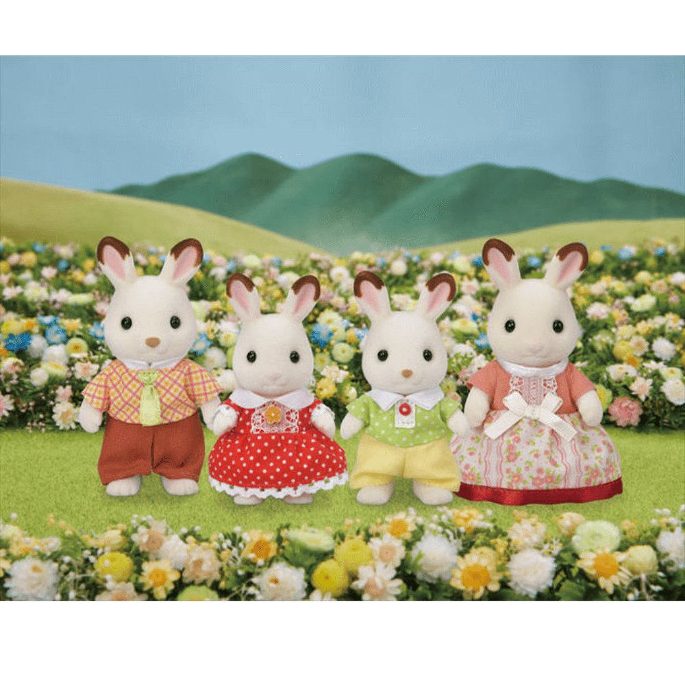 SYLVANIAN FAMILIES CHOCOLATE RABBIT FAMILY