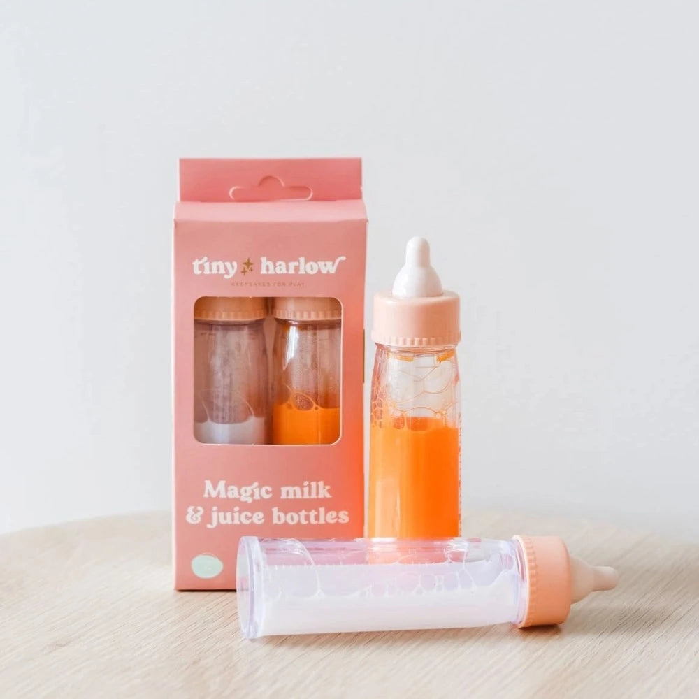 TINY HARLOW MAGIC MILK AND JUICE BOTTLES