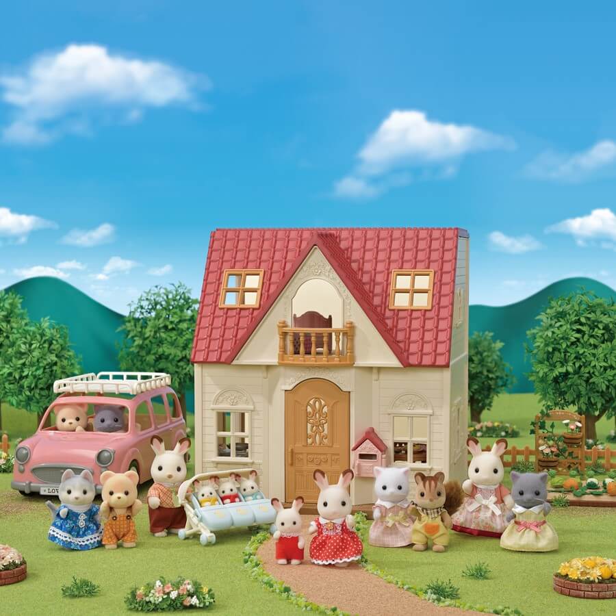 SYLVANIAN FAMILIES RED ROOF COSY COTTAGE STARTER HOME SET