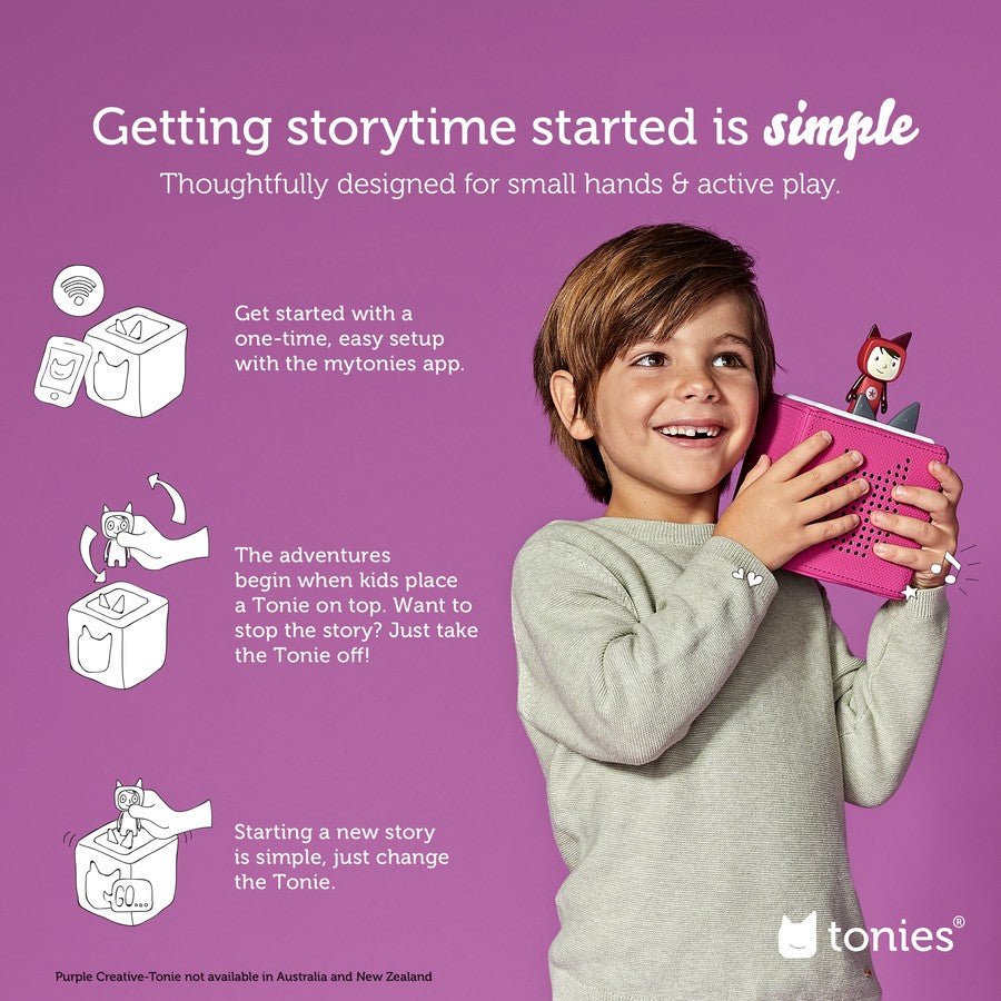 TONIES TONIEBOX PLAYTIME PUPPY STARTER SET PURPLE