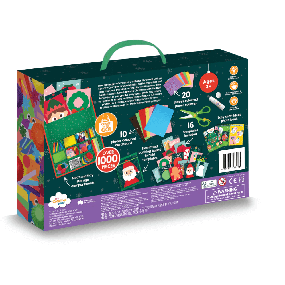 MY CREATIVE BOX CHRISTMAS COLLAGE SENSORY CRAFT BOX