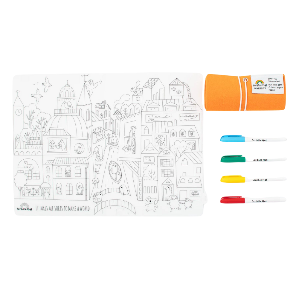 DIVERSITY REUSABLE SCRIBBLE MAT