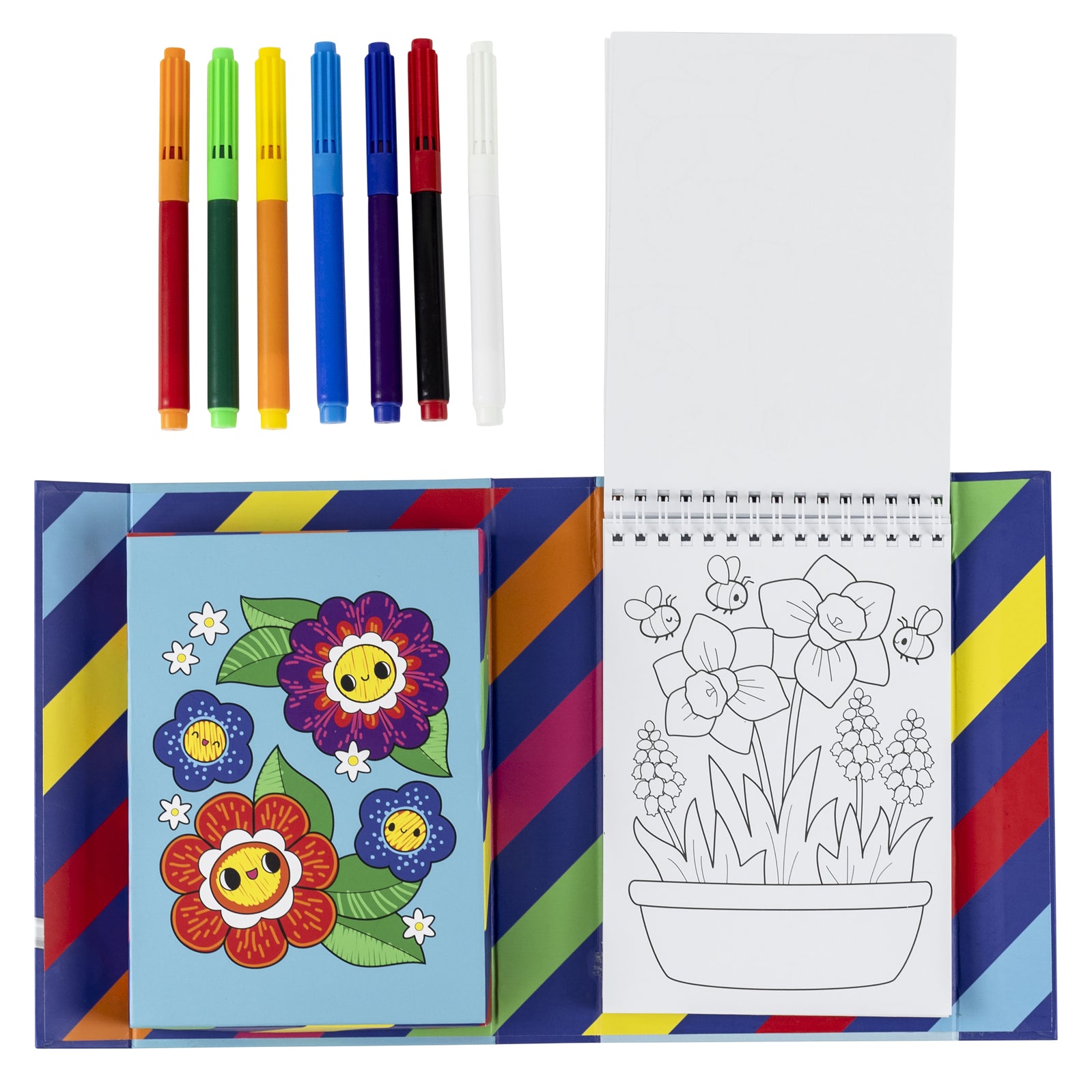 TIGER TRIBE COLOURING SET COLOUR CHANGE GARDEN FRIENDS