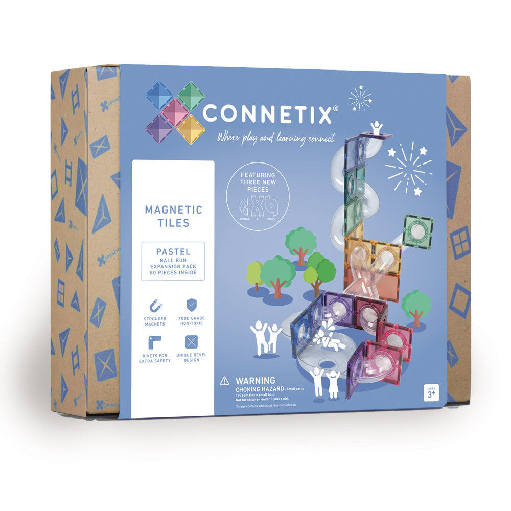 CONNETIX 80 PIECE PASTEL BALL RUN EXPANSION PACK