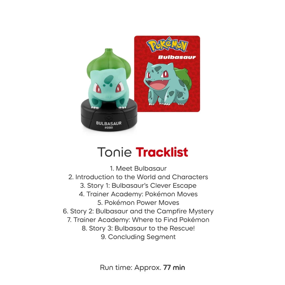 TONIES POKEMON BULBASAUR TONIE AUDIO CHARACTER