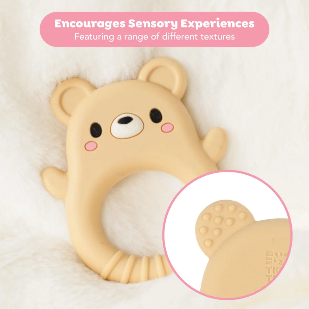 TIGER TRIBE SILICONE TEETHER BEAR