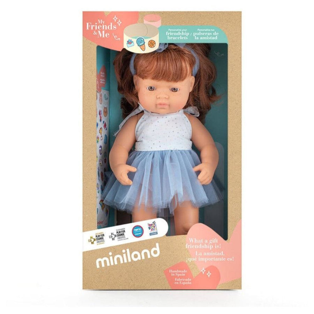 MINILAND MY FRIEND AND ME REDHEAD GIRL 38CM