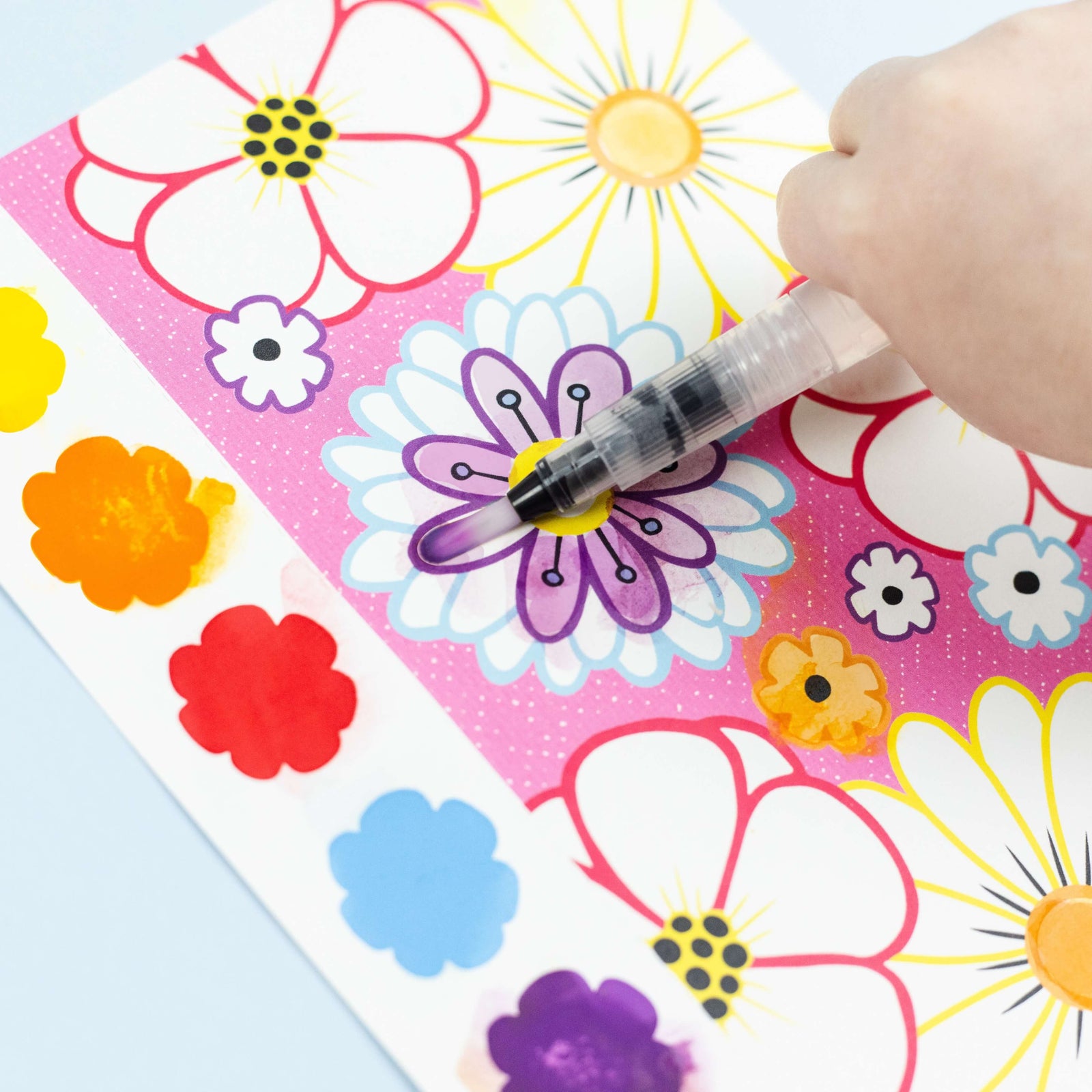 TIGER TRIBE PAINT A PICTURE SET BUTTERFLIES & FLOWERS