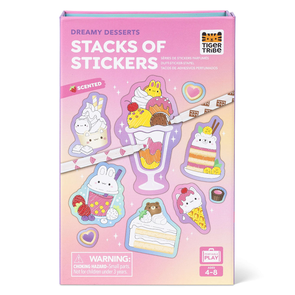 TIGER TRIBE DREAMY DESSERTS STACKS OF STICKERS