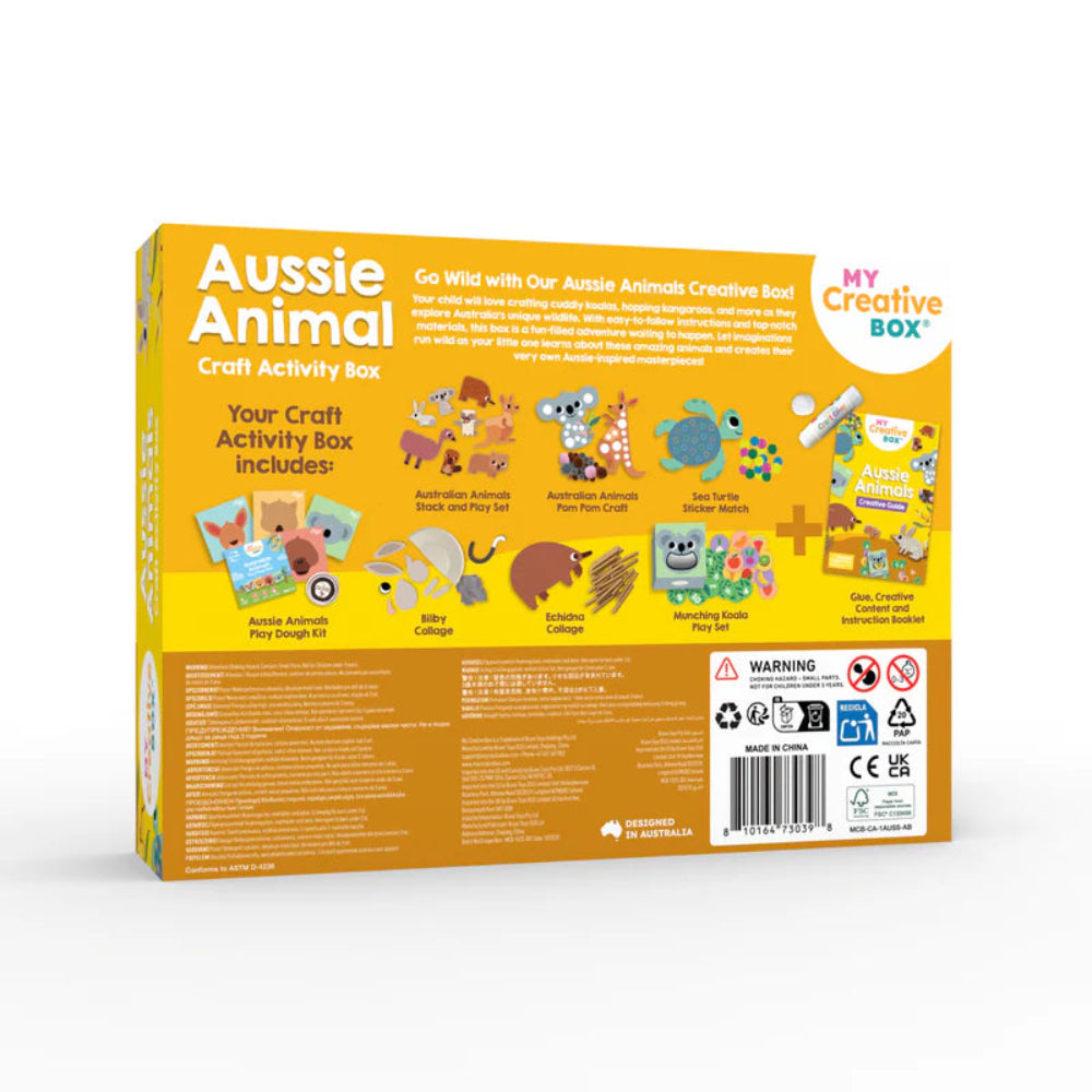 MY CREATIVE BOX AUSSIE ANIMALS CRAFT ACTIVITY BOX