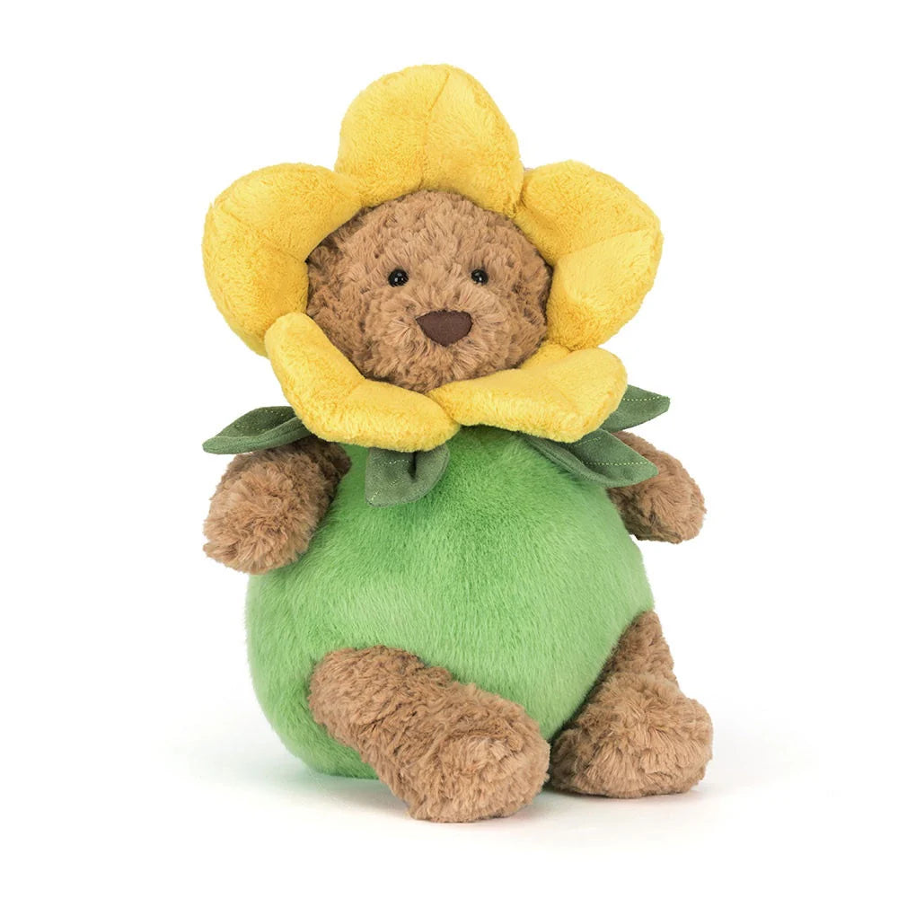 JELLYCAT BARTHOLOMEW BEAR DAFFODIL OUTFIT MEDIUM