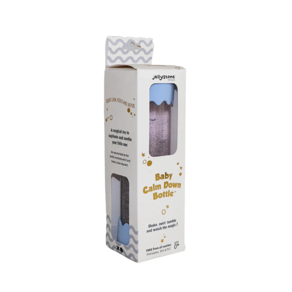 JELLYSTONE DESIGNS BABY CALM DOWN BOTTLE SOFT BLUE
