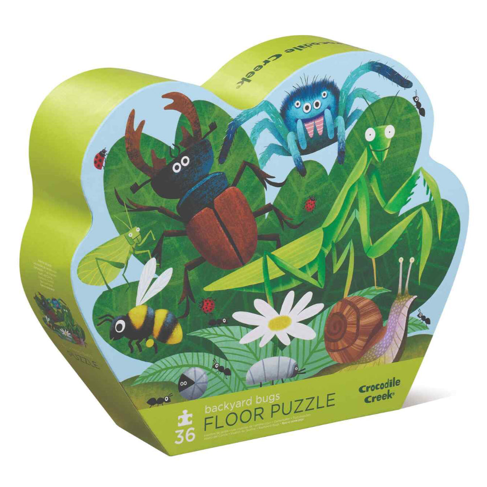 CROCODILE CREEK BACKYARD BUGS 36PC FLOOR PUZZLE