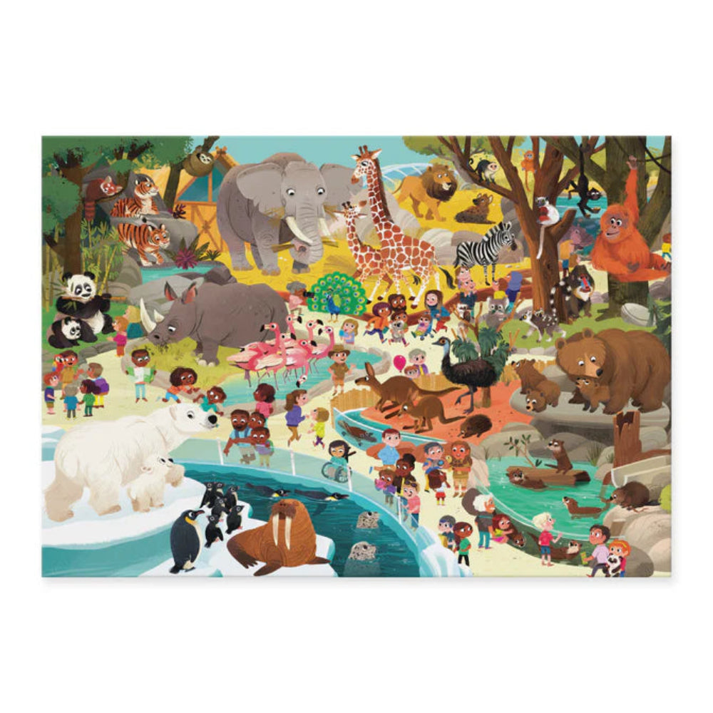 CROCODILE CREEK DAY AT THE ZOO PUZZLE 60PC
