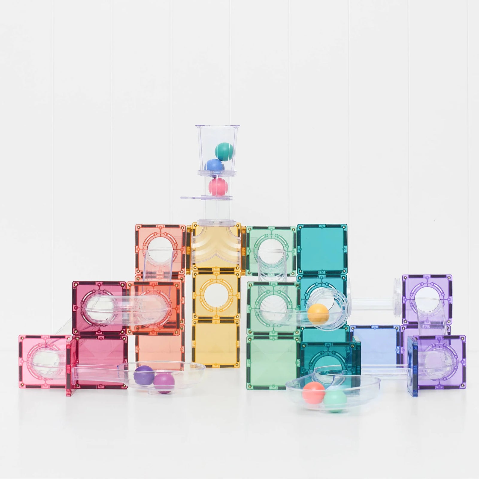 CONNETIX PASTEL BALL RUN 114PC PACK