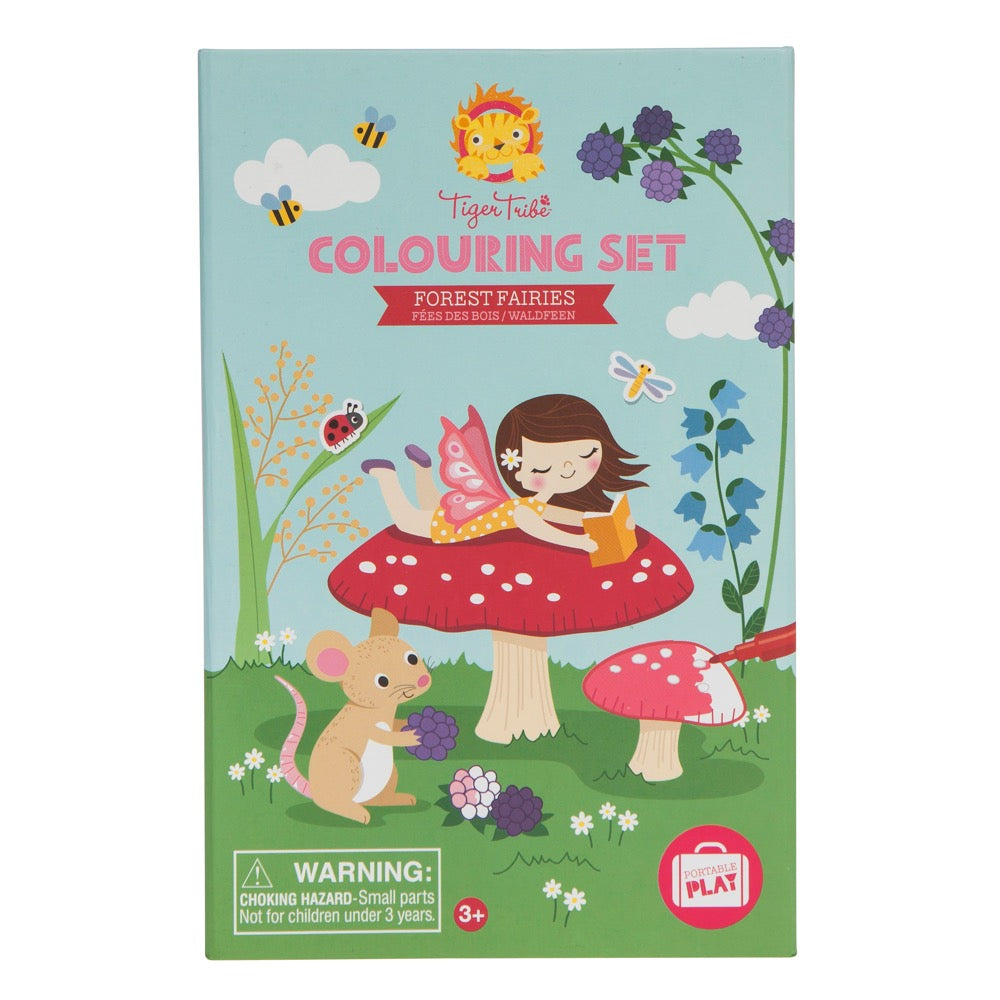 TIGER TRIBE FOREST FAIRIES COLOURING SET