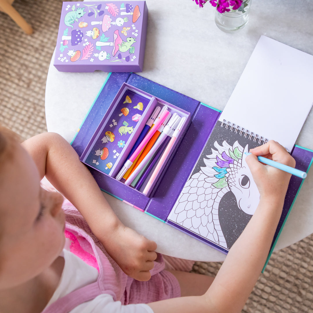 TIGER TRIBE MYSTICAL FOREST COLOURING SET