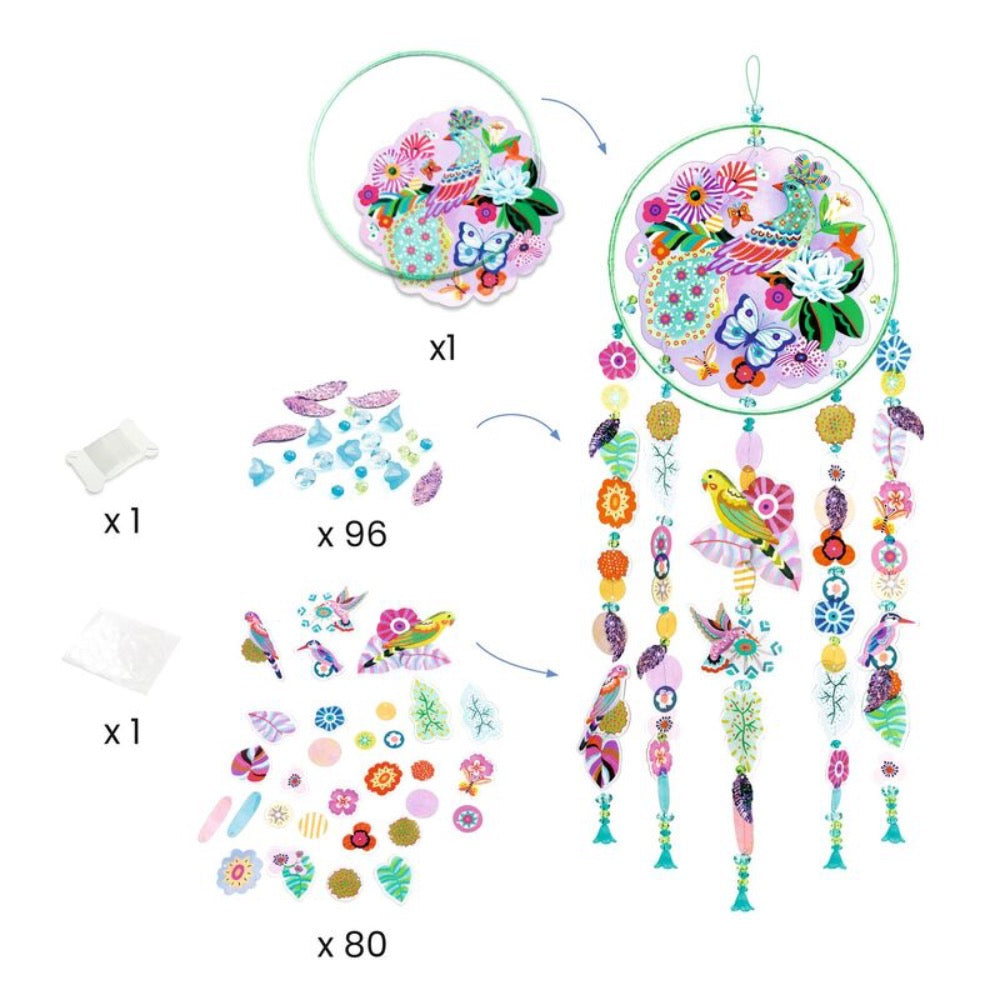 DJECO DO IT YOURSELF PARADISE BIRD SUNCATCHER