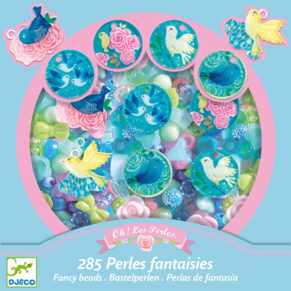 DJECO FANCY BEAD KIT BIRDS