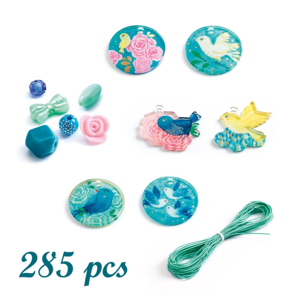 DJECO FANCY BEAD KIT BIRDS