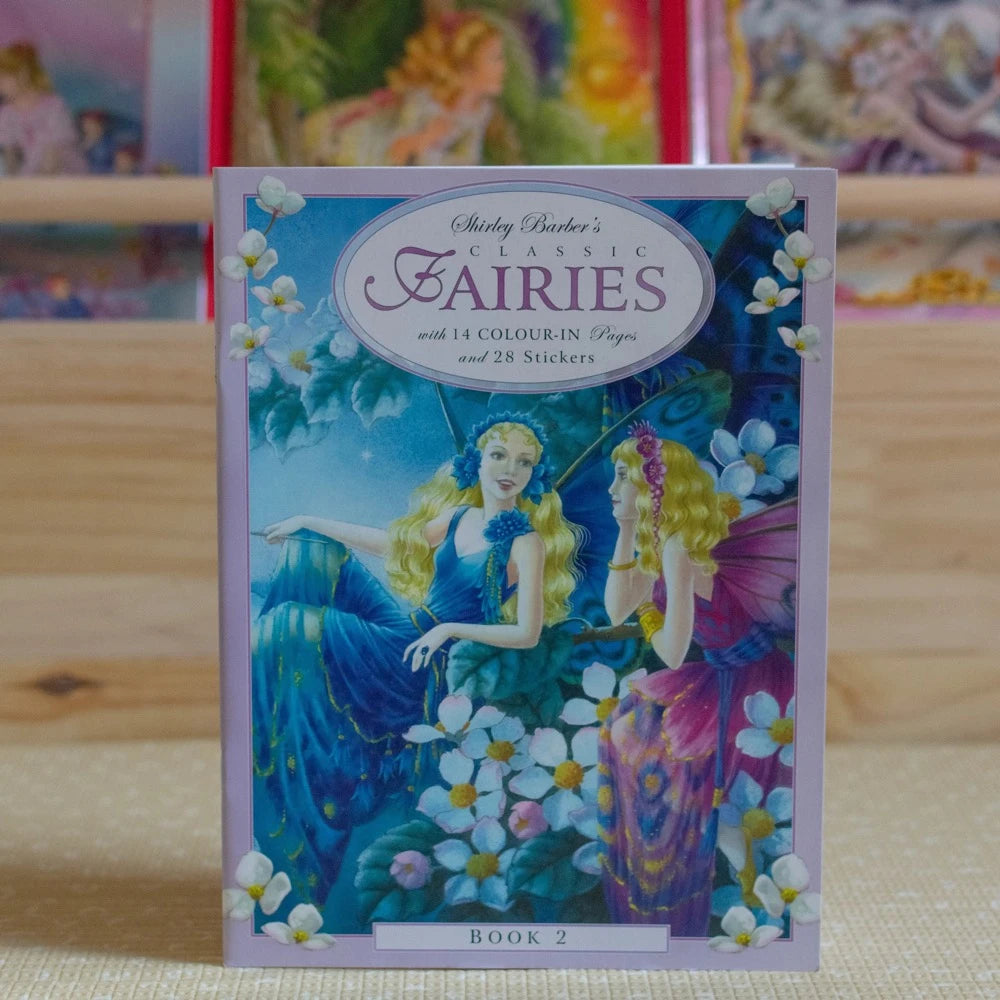 SHIRLEY BARBER CLASSIC FAIRIES COLOURING AND STICKER BOOK 2