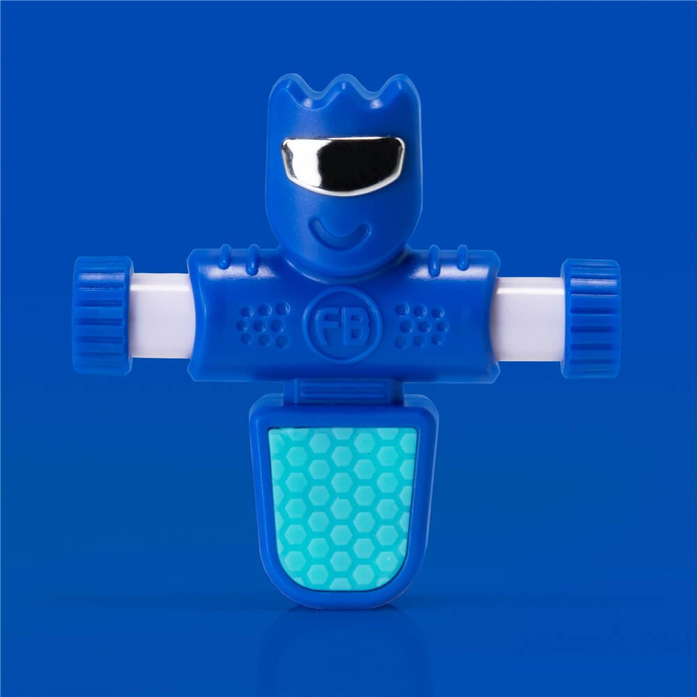FAT BRAIN TOYS FOOSBOTS SINGLE NITRO BLUE